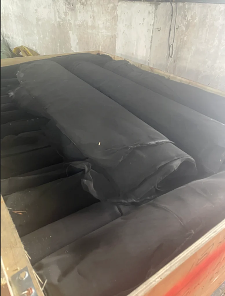 Nickel mesh material for the De Nora recycling project